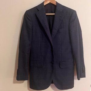 Suit Supply Navy Blue Wool Blazer
